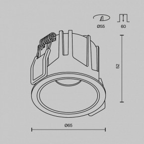 Встраиваемый светильник Maytoni Alfa LED DL043-01-10W3K-RD-W-1 в Режи - rezh.ok-mebel.com | фото 10