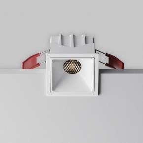 Встраиваемый светильник Maytoni Alfa LED DL043-01-10W4K-SQ-W-1 в Режи - rezh.ok-mebel.com | фото 3