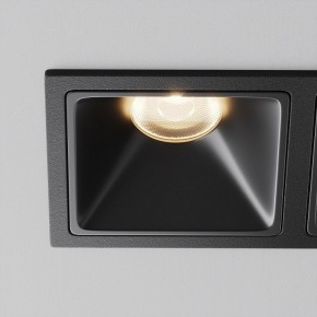 Встраиваемый светильник Maytoni Alfa LED DL043-02-10W3K-SQ-B-1 в Режи - rezh.ok-mebel.com | фото 12
