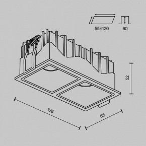 Встраиваемый светильник Maytoni Alfa LED DL043-02-10W4K-SQ-B-1 в Режи - rezh.ok-mebel.com | фото 11