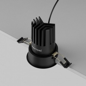 Встраиваемый светильник Maytoni Dip DL117-15W-2.7K-B в Режи - rezh.ok-mebel.com | фото 11