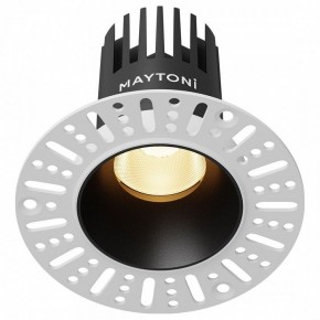 Встраиваемый светильник Maytoni Dip DL119-10W-2.7K-TRS-B в Режи - rezh.ok-mebel.com | фото
