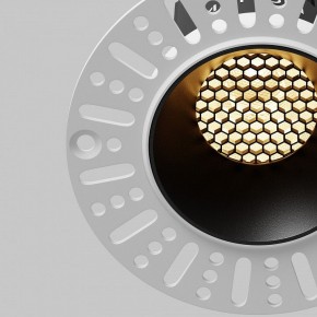 Встраиваемый светильник Maytoni Dip DL119-10W-2.7K-TRS-B в Режи - rezh.ok-mebel.com | фото 12