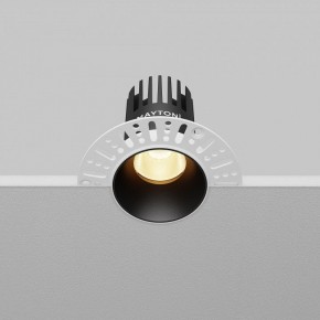 Встраиваемый светильник Maytoni Dip DL119-10W-2.7K-TRS-B в Режи - rezh.ok-mebel.com | фото 5