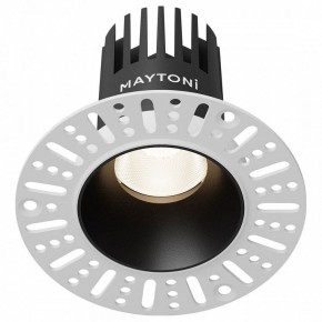 Встраиваемый светильник Maytoni Dip DL119-10W-4K-TRS-B в Режи - rezh.ok-mebel.com | фото