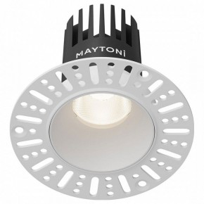 Встраиваемый светильник Maytoni Dip DL119-10W-4K-TRS-W в Режи - rezh.ok-mebel.com | фото