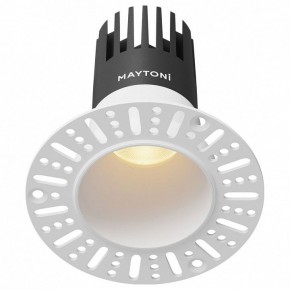 Встраиваемый светильник Maytoni Dip DL120-10W-2.7K-TRS-W в Режи - rezh.ok-mebel.com | фото