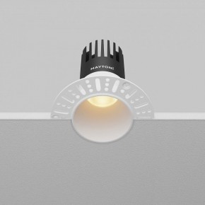 Встраиваемый светильник Maytoni Dip DL120-10W-2.7K-TRS-W в Режи - rezh.ok-mebel.com | фото 6