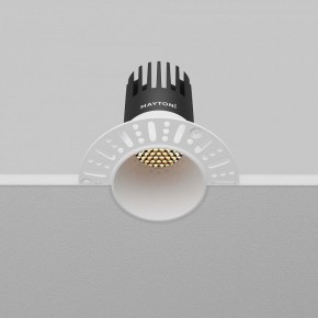 Встраиваемый светильник Maytoni Dip DL120-10W-2.7K-TRS-W в Режи - rezh.ok-mebel.com | фото 8