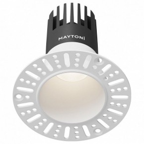 Встраиваемый светильник Maytoni Dip DL120-10W-4K-TRS-W в Режи - rezh.ok-mebel.com | фото