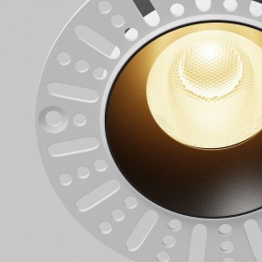 Встраиваемый светильник Maytoni Dip DL121-15W-2.7K-TRS-B в Режи - rezh.ok-mebel.com | фото 11