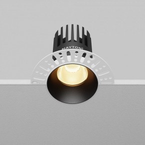 Встраиваемый светильник Maytoni Dip DL121-15W-2.7K-TRS-B в Режи - rezh.ok-mebel.com | фото 5