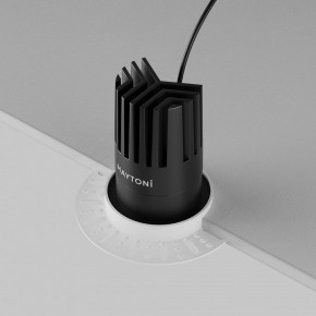 Встраиваемый светильник Maytoni Dip DL121-15W-2.7K-TRS-B в Режи - rezh.ok-mebel.com | фото 6