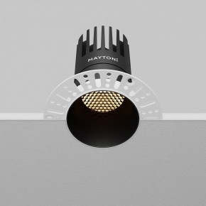 Встраиваемый светильник Maytoni Dip DL122-15W-2.7K-TRS-B в Режи - rezh.ok-mebel.com | фото 7