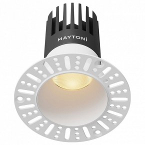 Встраиваемый светильник Maytoni Dip DL122-15W-2.7K-TRS-W в Режи - rezh.ok-mebel.com | фото