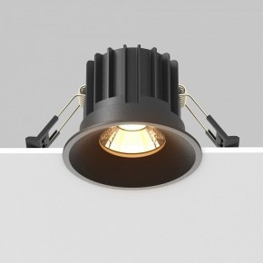 Встраиваемый светильник Maytoni Round DL058-12W2.7K-B в Режи - rezh.ok-mebel.com | фото 4