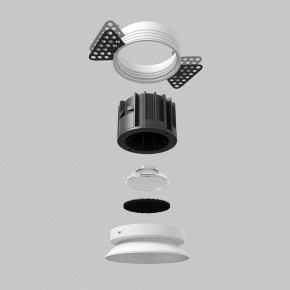 Встраиваемый светильник Maytoni Round DL058-12W2.7K-TRS-W в Режи - rezh.ok-mebel.com | фото 5