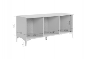ЗЕФИР Гостиная К1 (белое дерево/белый муар) в Режи - rezh.ok-mebel.com | фото 4