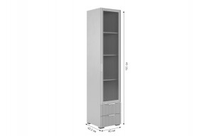 ЗЕФИР Гостиная К1 (белое дерево/белый муар) в Режи - rezh.ok-mebel.com | фото 5