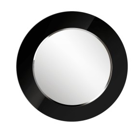 Зеркало круглое черный (РМ/02) в Режи - rezh.ok-mebel.com | фото 1