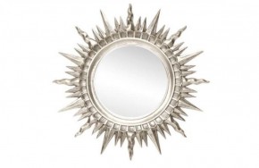 Зеркало круглое серебро (1810(1) в Режи - rezh.ok-mebel.com | фото