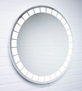 Зеркало Маскат 700х700 с подсветкой Домино (GL7057Z) в Режи - rezh.ok-mebel.com | фото 3