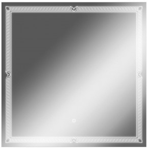 Зеркало Паликир 700х700 с подсветкой Домино (GL7051Z) в Режи - rezh.ok-mebel.com | фото