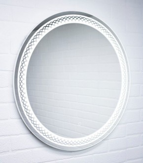 Зеркало Прая 700х700 с подсветкой Домино (GL7048Z) в Режи - rezh.ok-mebel.com | фото 3